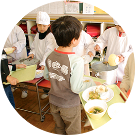 学校給食について